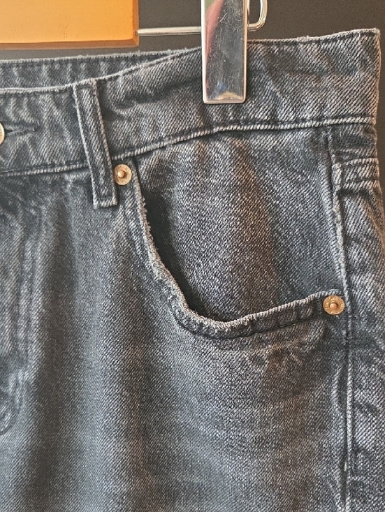 Straight-Leg Black Jeans - Picture 3 of 10